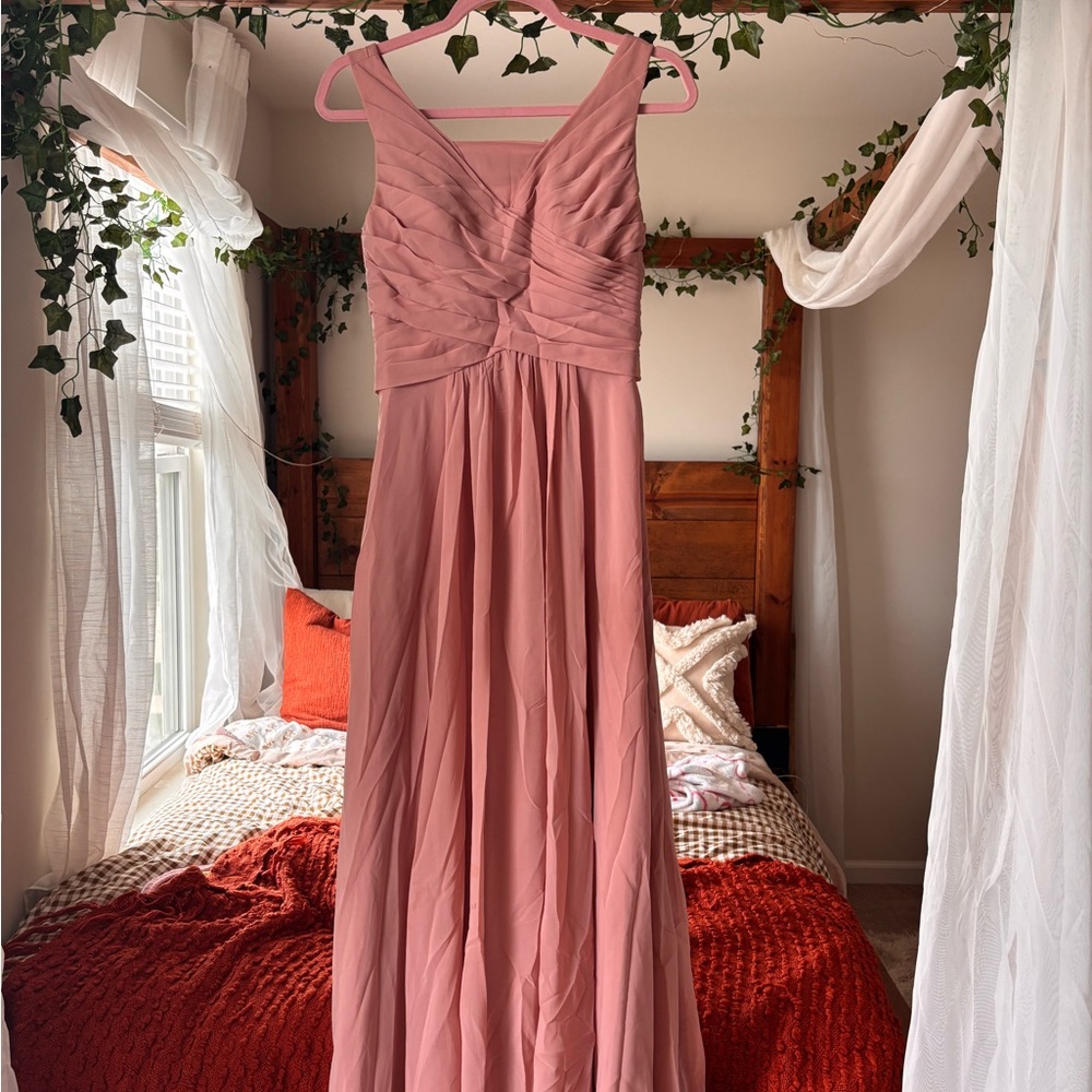 Dusty Rose Formal Dress
